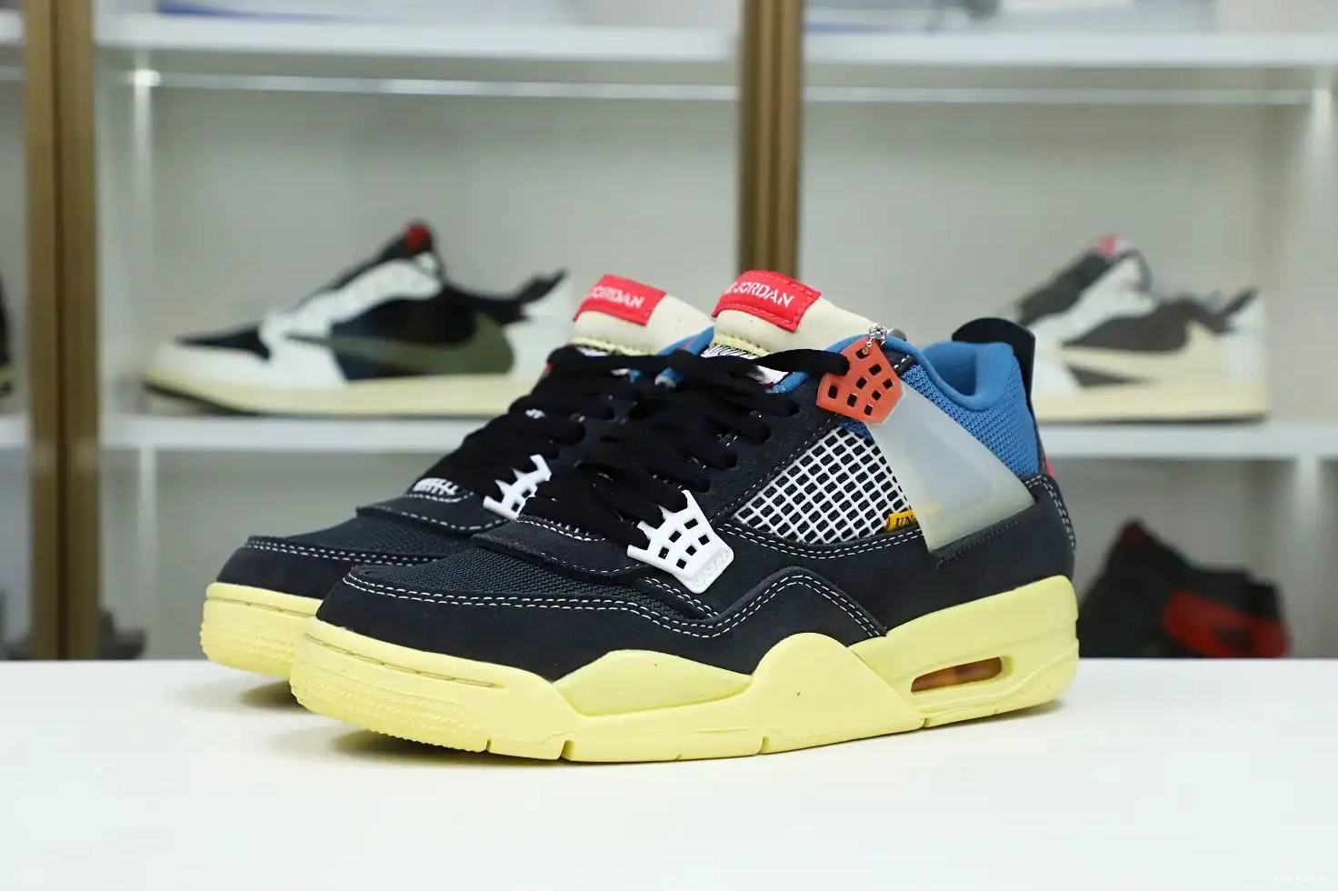 LA UNION RETRO AIR JORDAN X Kimikick 4 NOIR' 'OFF 0513